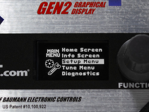 Closeup of the Gen2 Graphical Display