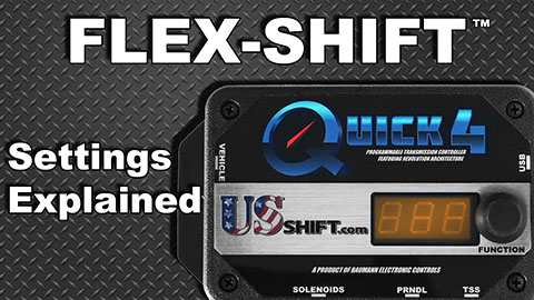 FLEX-SHIFT Settings
